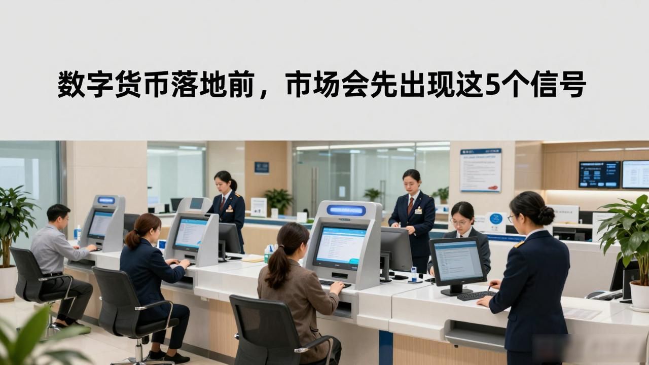 数字货币落地前，市场会先出现这5个信号