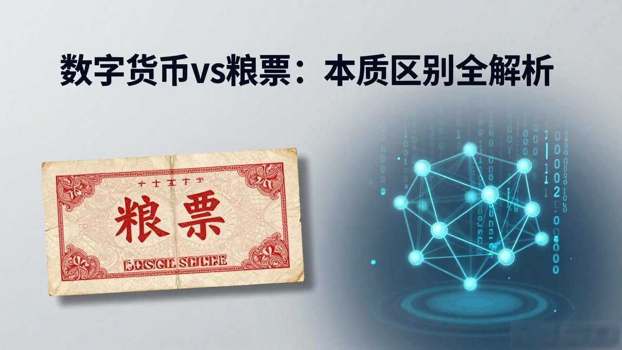 数字货币vs粮票：本质区别全解析