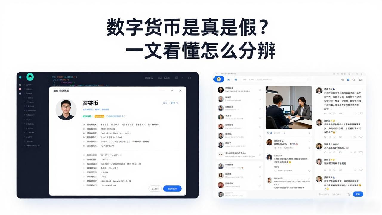 数字货币是真是假？一文看懂怎么分辨