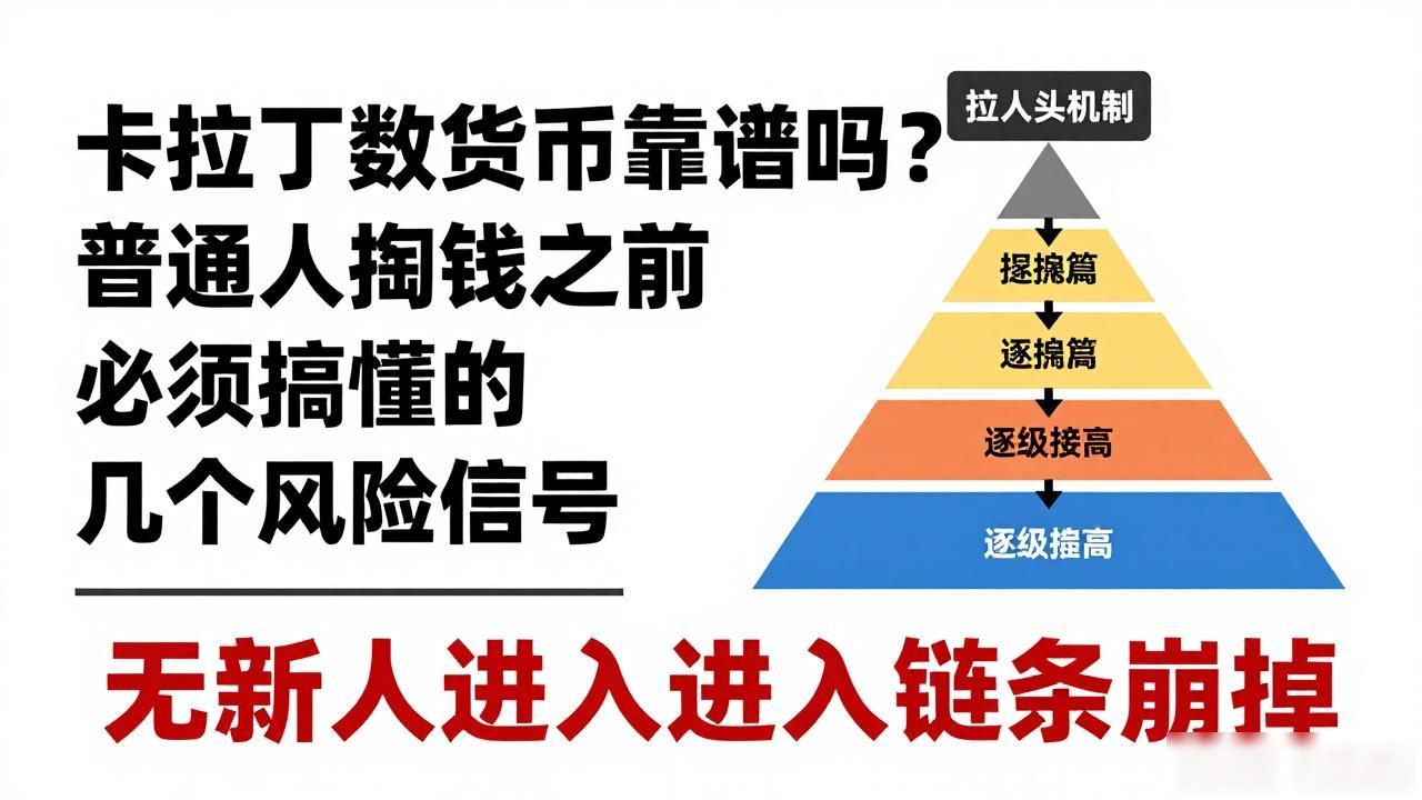 卡拉丁数字货币靠谱吗？普通人掏钱之前必须搞懂的几个风险信号
