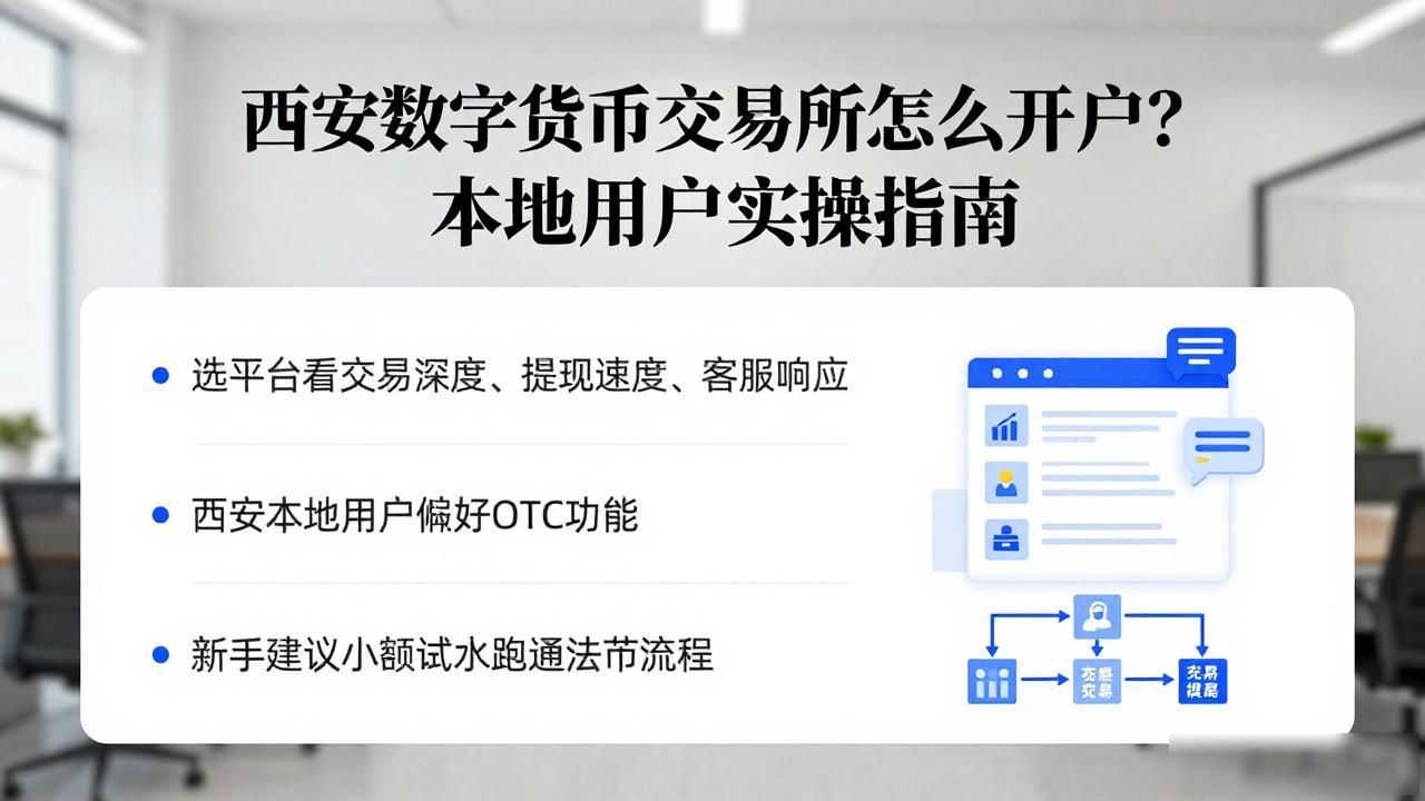 西安数字货币交易所怎么开户？本地用户实操指南