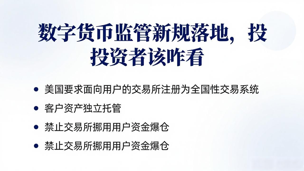 数字货币监管新规落地，投资者该咋看