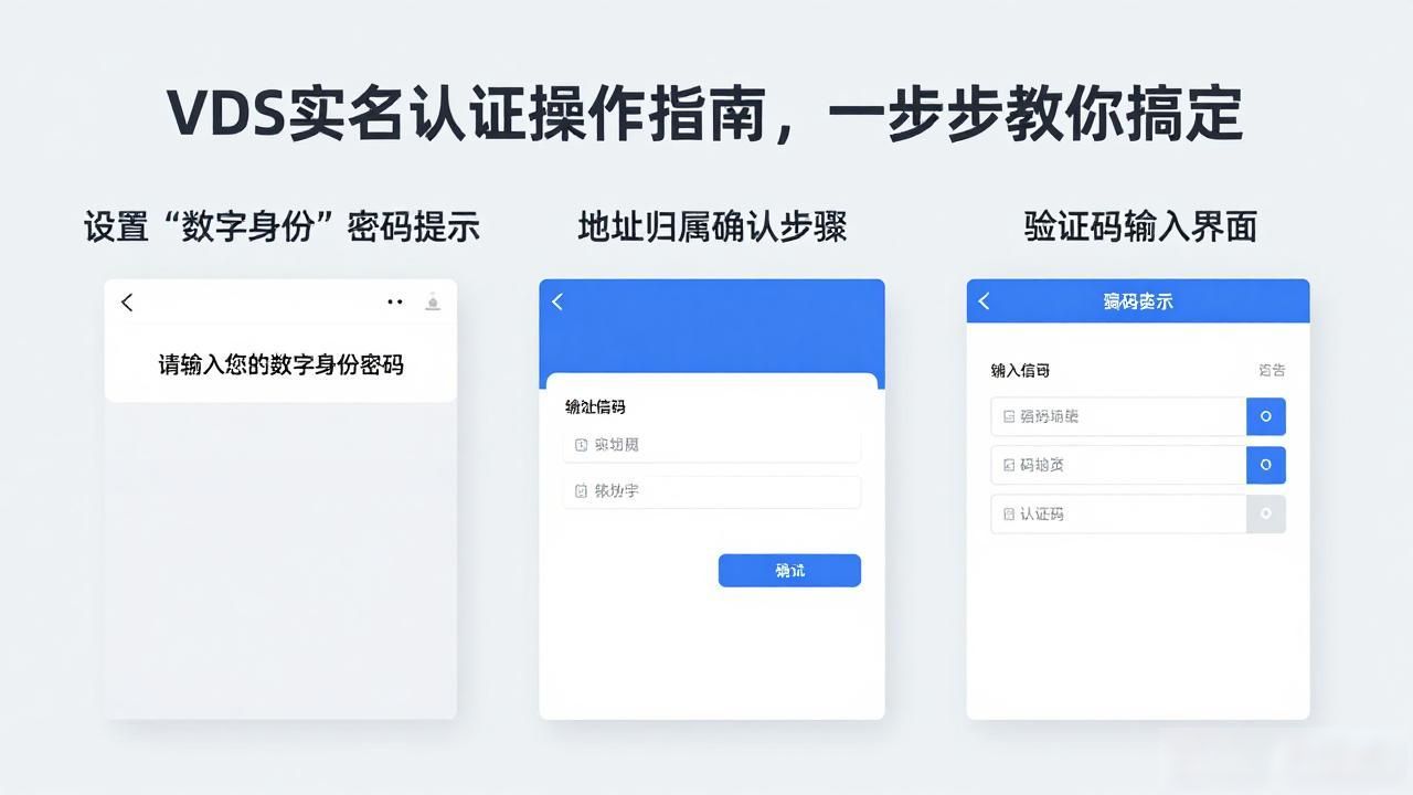 VDS实名认证操作指南，一步步教你搞定
