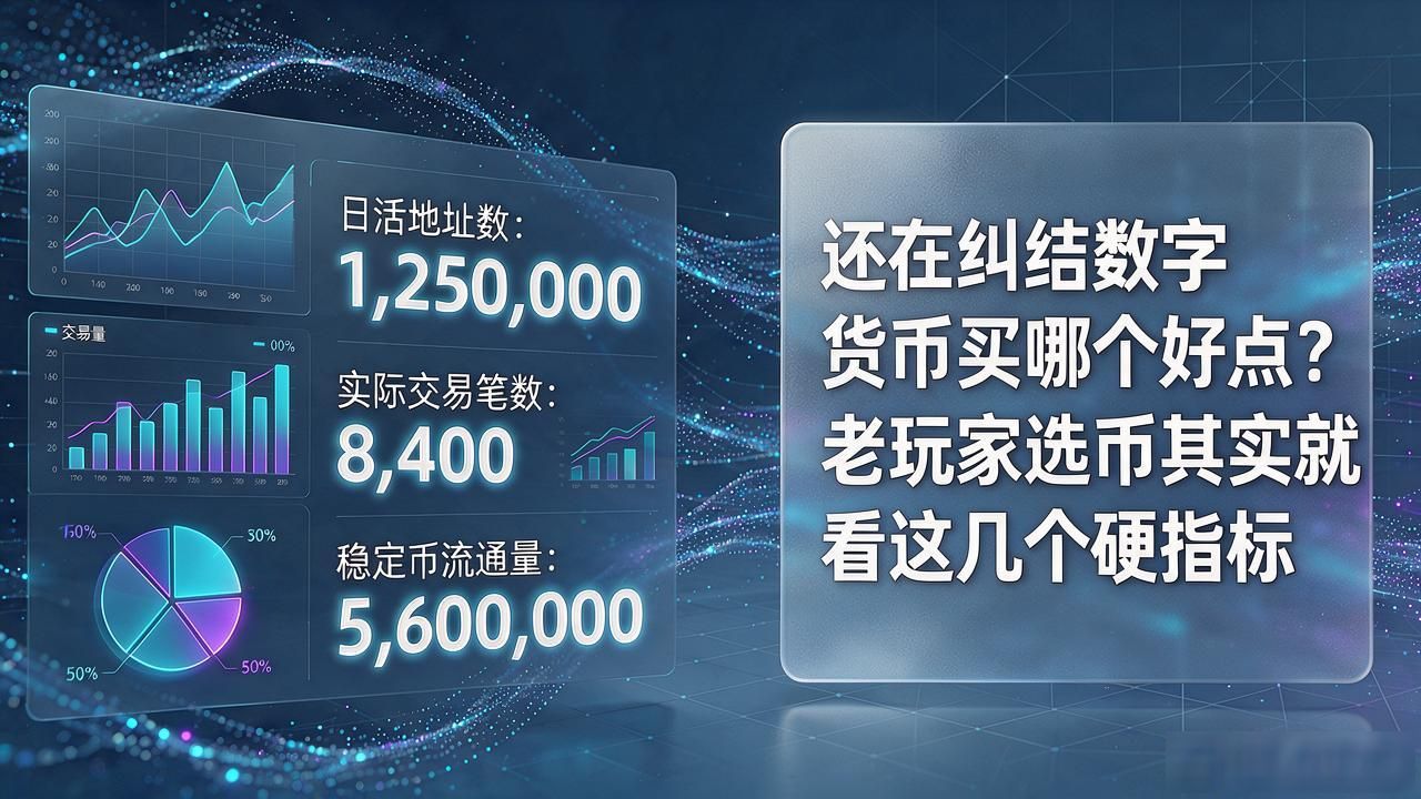 还在纠结数字货币买哪个好点？老玩家选币其实就看这几个硬指标