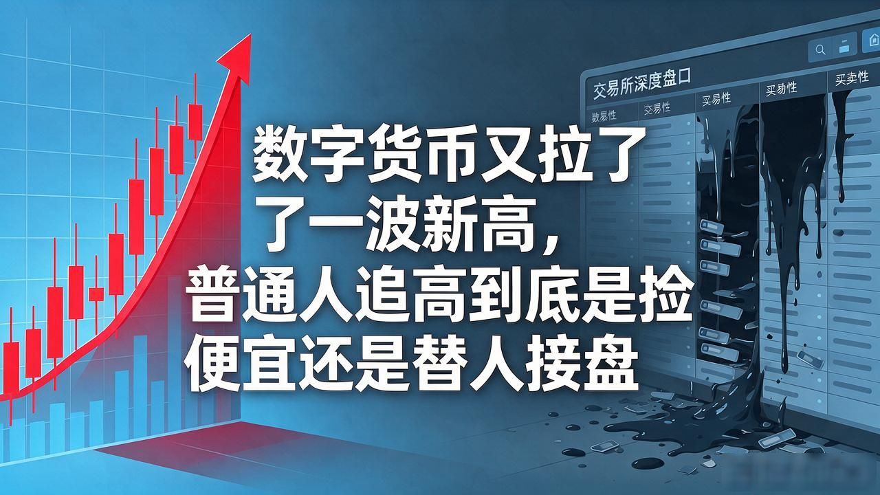 数字货币又拉了一波新高，普通人追高到底是捡便宜还是替人接盘