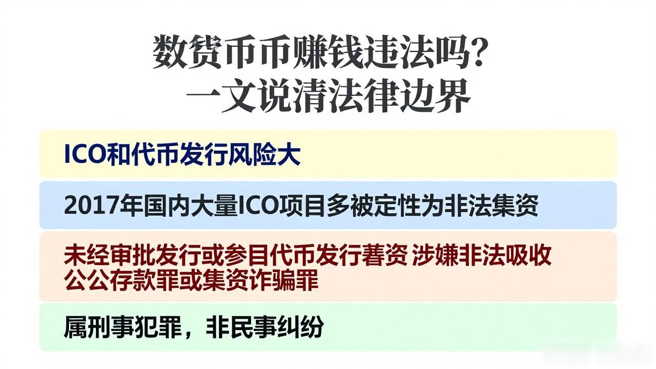 数字货币赚钱违法吗？一文说清法律边界