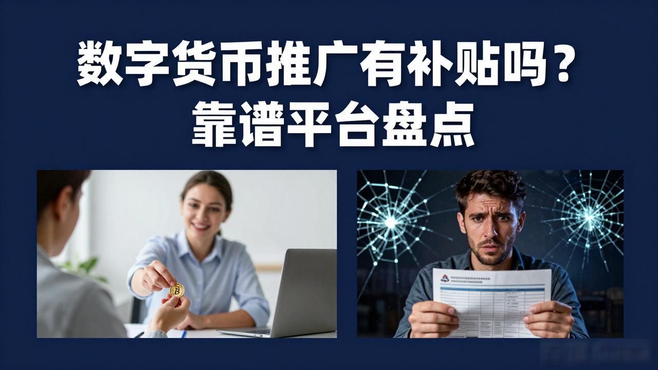 数字货币推广有补贴吗？靠谱平台盘点