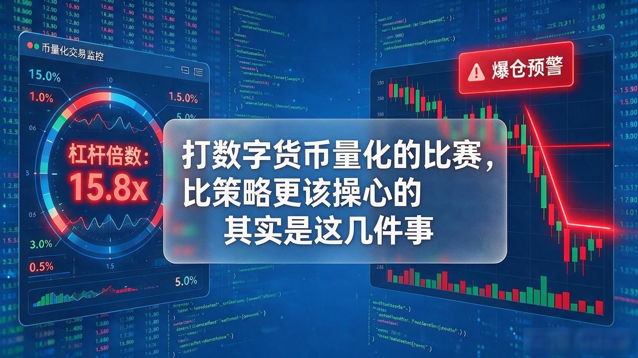 打数字货币量化的比赛,比策略更该操心的其实是这几件事