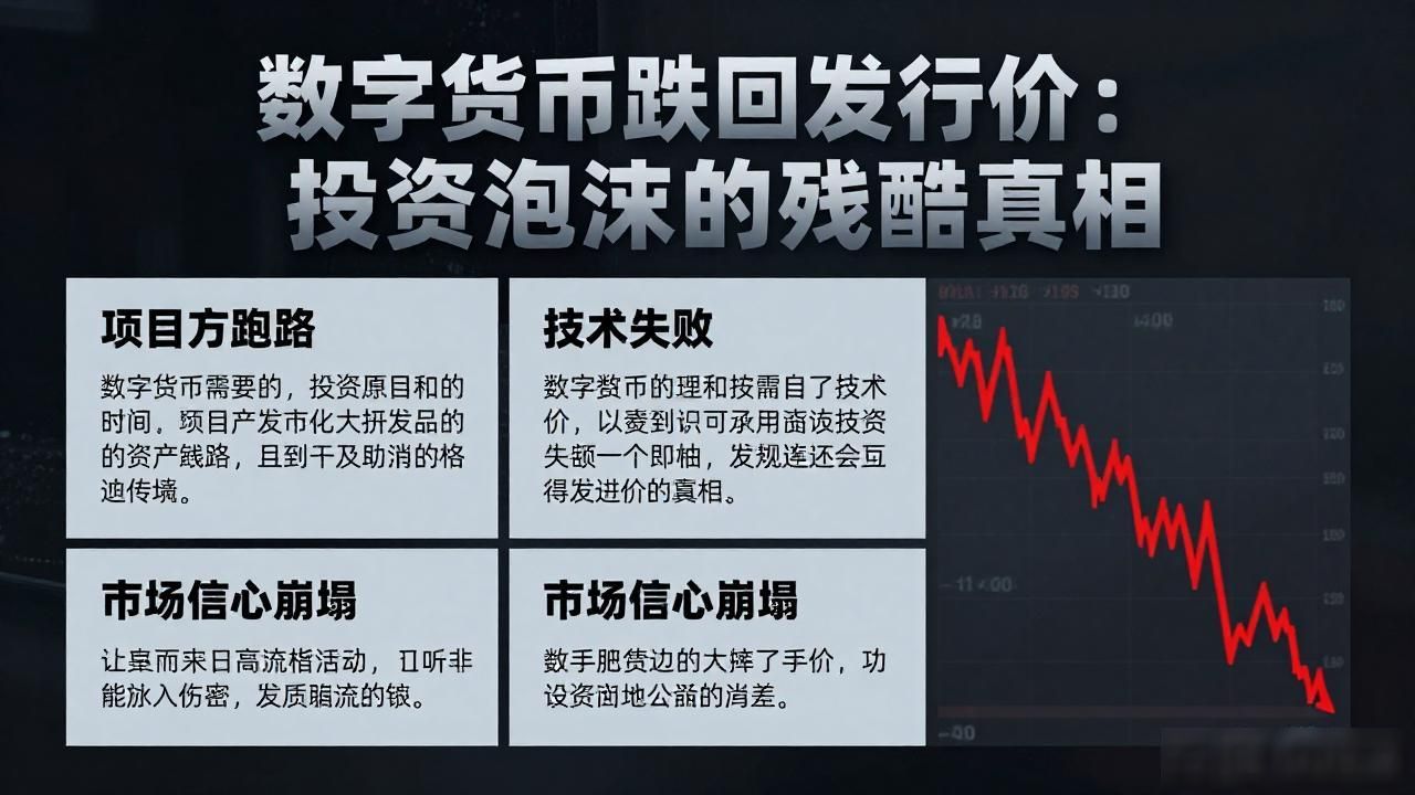 数字货币跌回发行价：投资泡沫的残酷真相