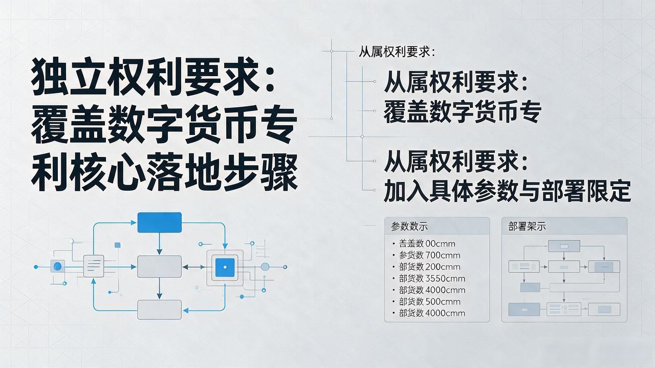 数字货币专利设计怎么落地？从发明点到权利要求的实操思路