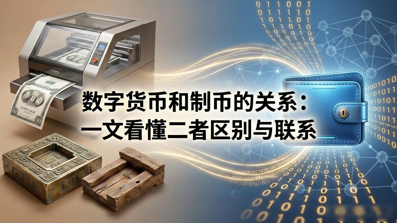 数字货币和制币的关系：一文看懂二者区别与联系