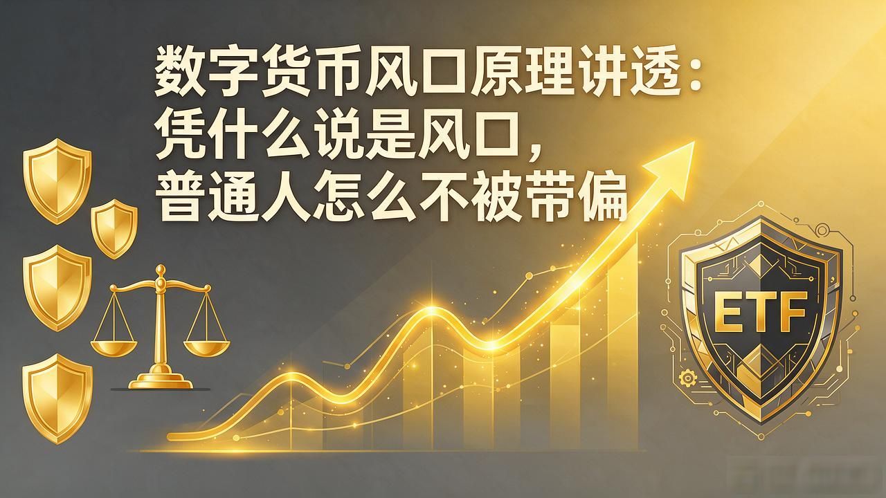 数字货币风口原理讲透：凭什么说是风口，普通人怎么不被带偏