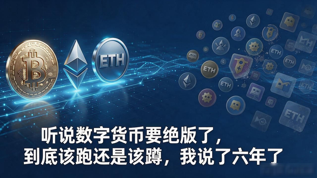 听说数字货币要绝版了，到底该跑还是该蹲，我说了六年了