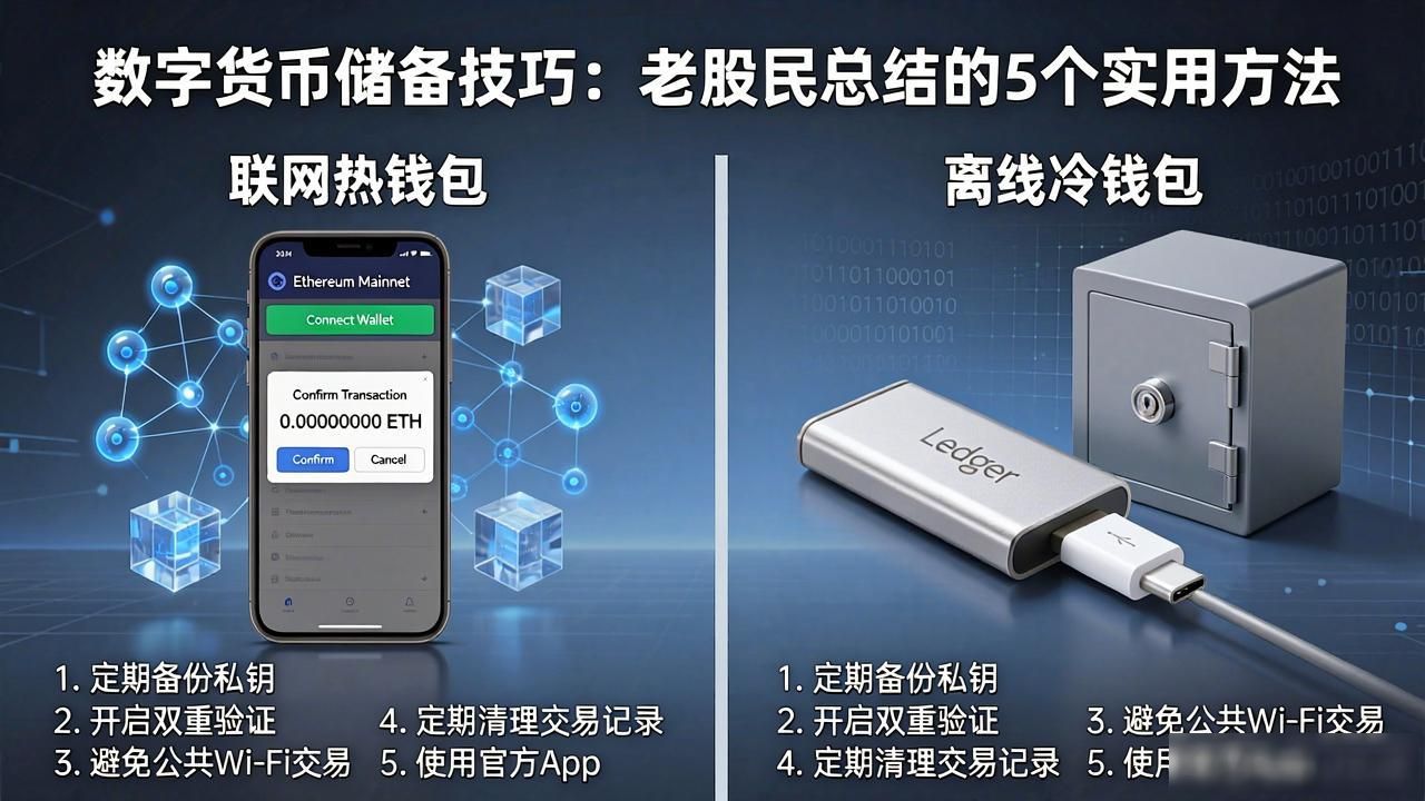 数字货币储备技巧：老股民总结的5个实用方法