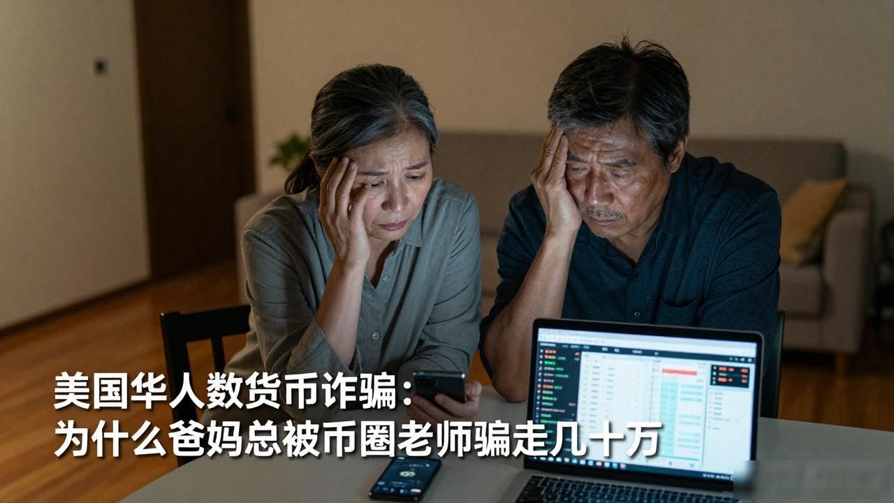 美国华人数字货币诈骗：为什么爸妈总被"币圈老师"骗走几十万