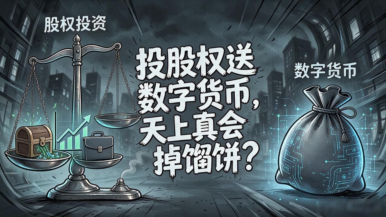 投股权送数字货币,天上真会掉馅饼?