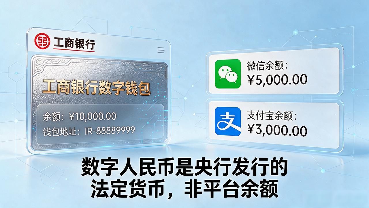 工商银行数字人民币怎么开通？跟微信支付宝有啥区别，一篇说清