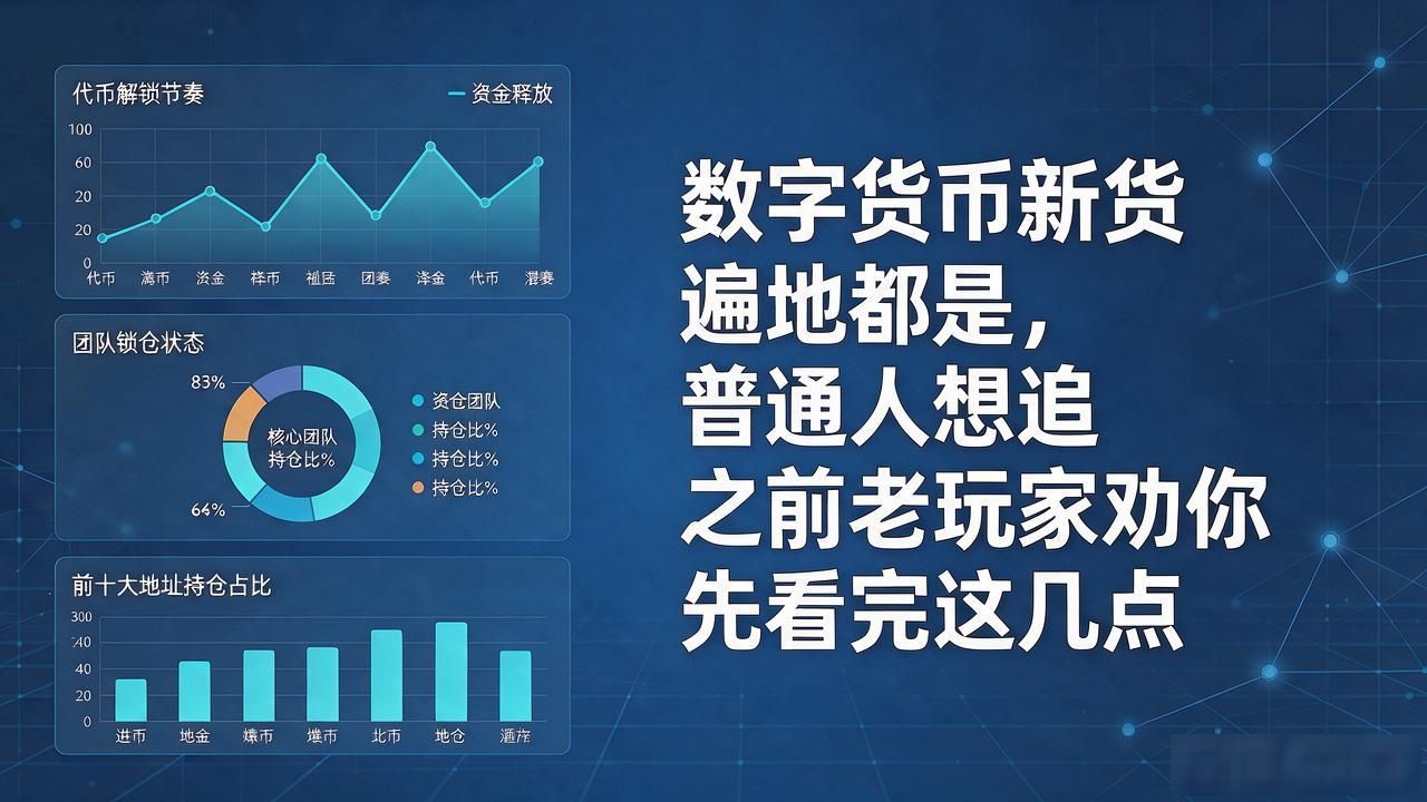 数字货币新货遍地都是,普通人想追之前老玩家劝你先看完这几点