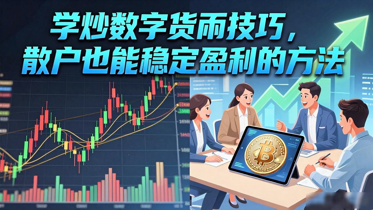 学炒数字货币技巧，散户也能稳定盈利的方法