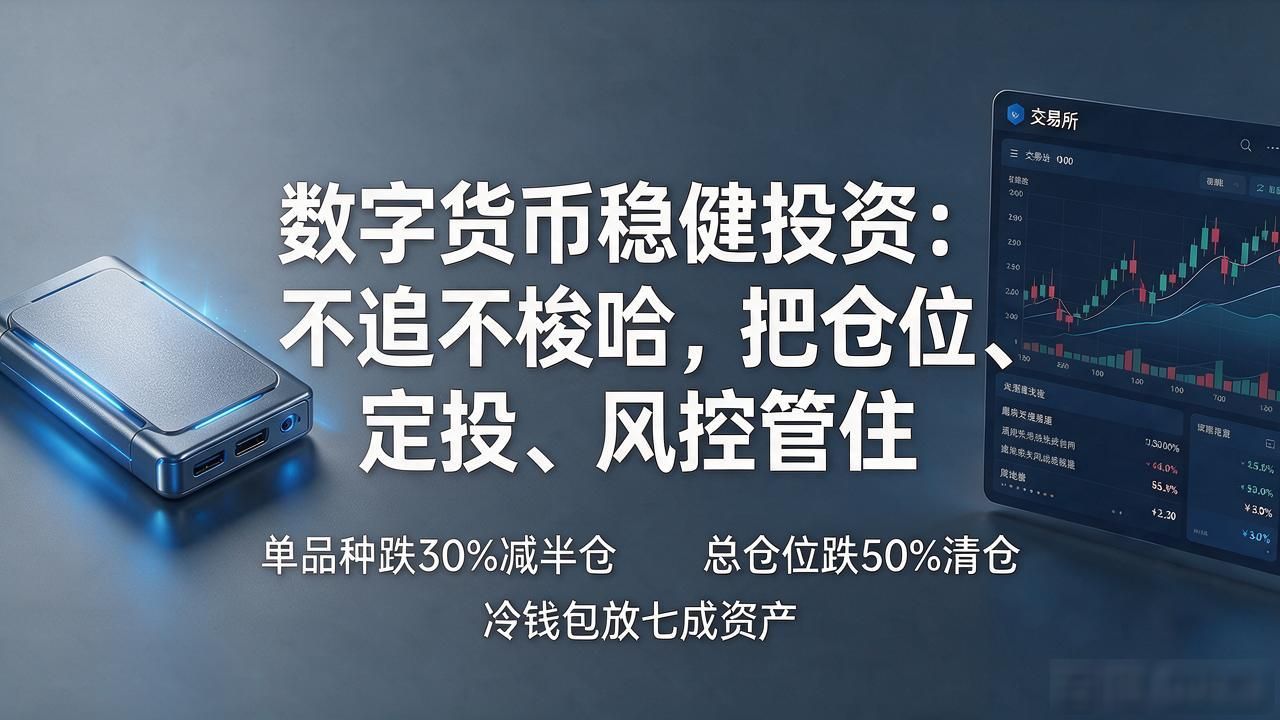 数字货币稳健投资:不追不梭哈,把仓位、定投、风控管住