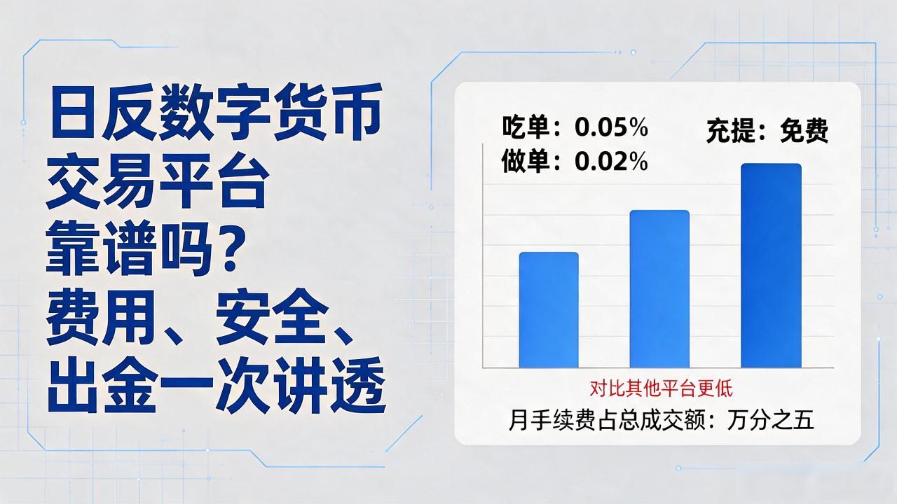 日反数字货币交易平台靠谱吗？费用、安全、出金一次讲透