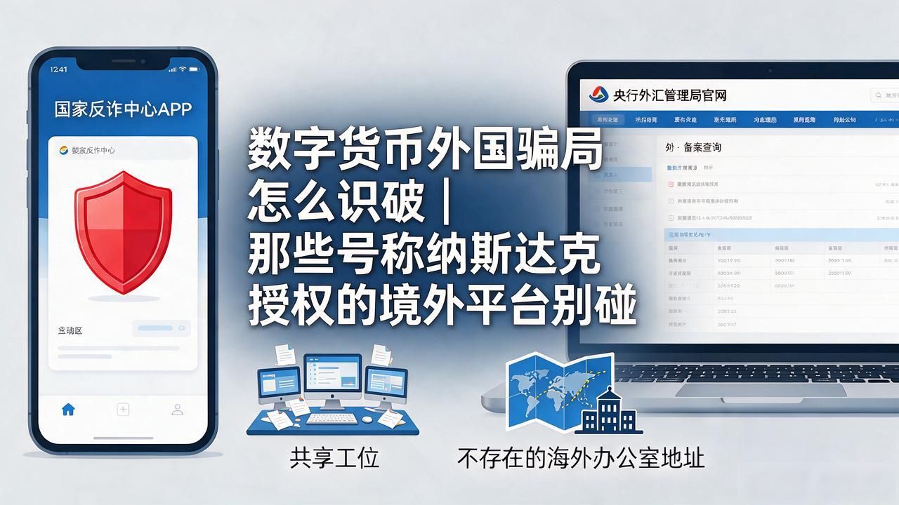 数字货币外国骗局怎么识破｜那些号称纳斯达克授权的境外平台别碰