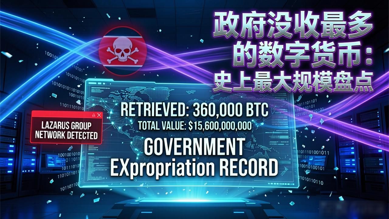 政府没收最多的数字货币：史上最大规模盘点