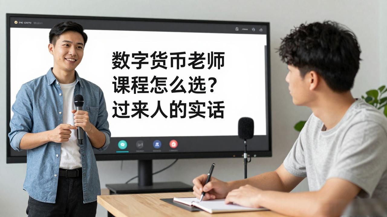 数字货币老师课程怎么选？过来人的实话