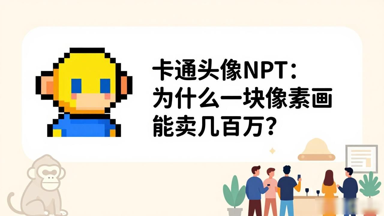 卡通头像NFT：为什么一块像素画能卖几百万？