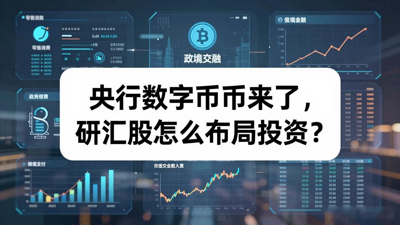 央行数字货币来了,研汇股怎么布局投资?