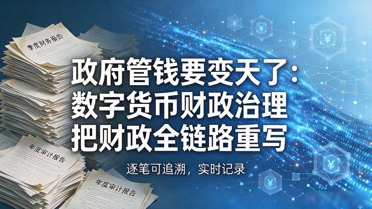 政府管钱要变天了：数字货币财政治理把财政全链路重写