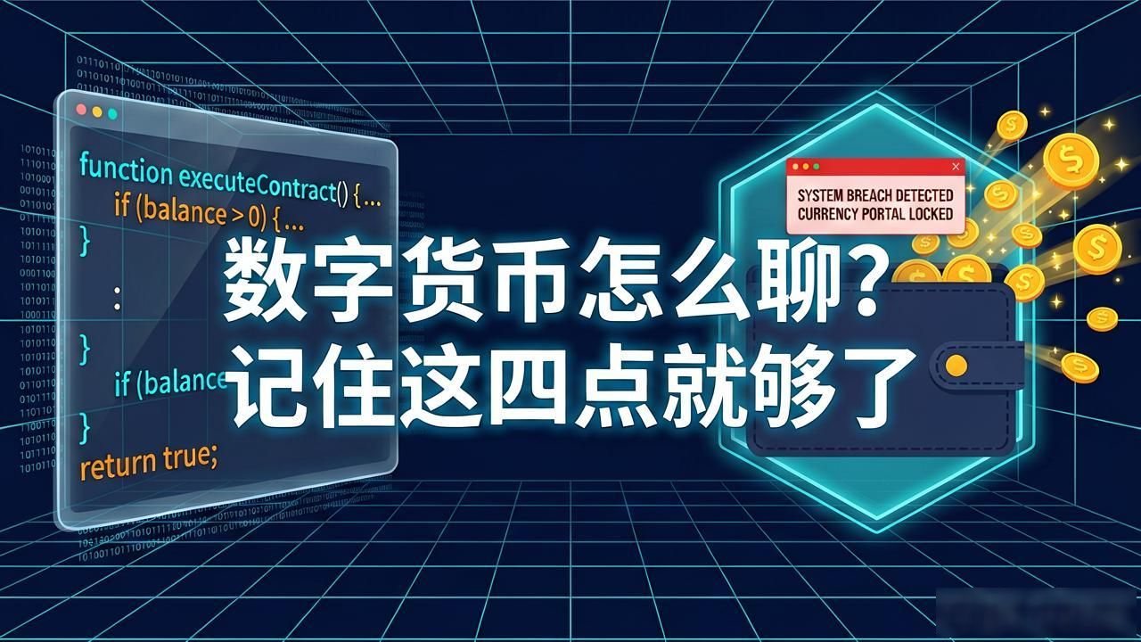 数字货币怎么聊？记住这四点就够了