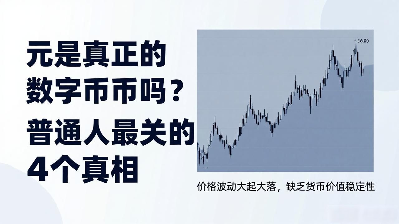 兀是真正的数字货币吗？普通人最关心的4个真相
