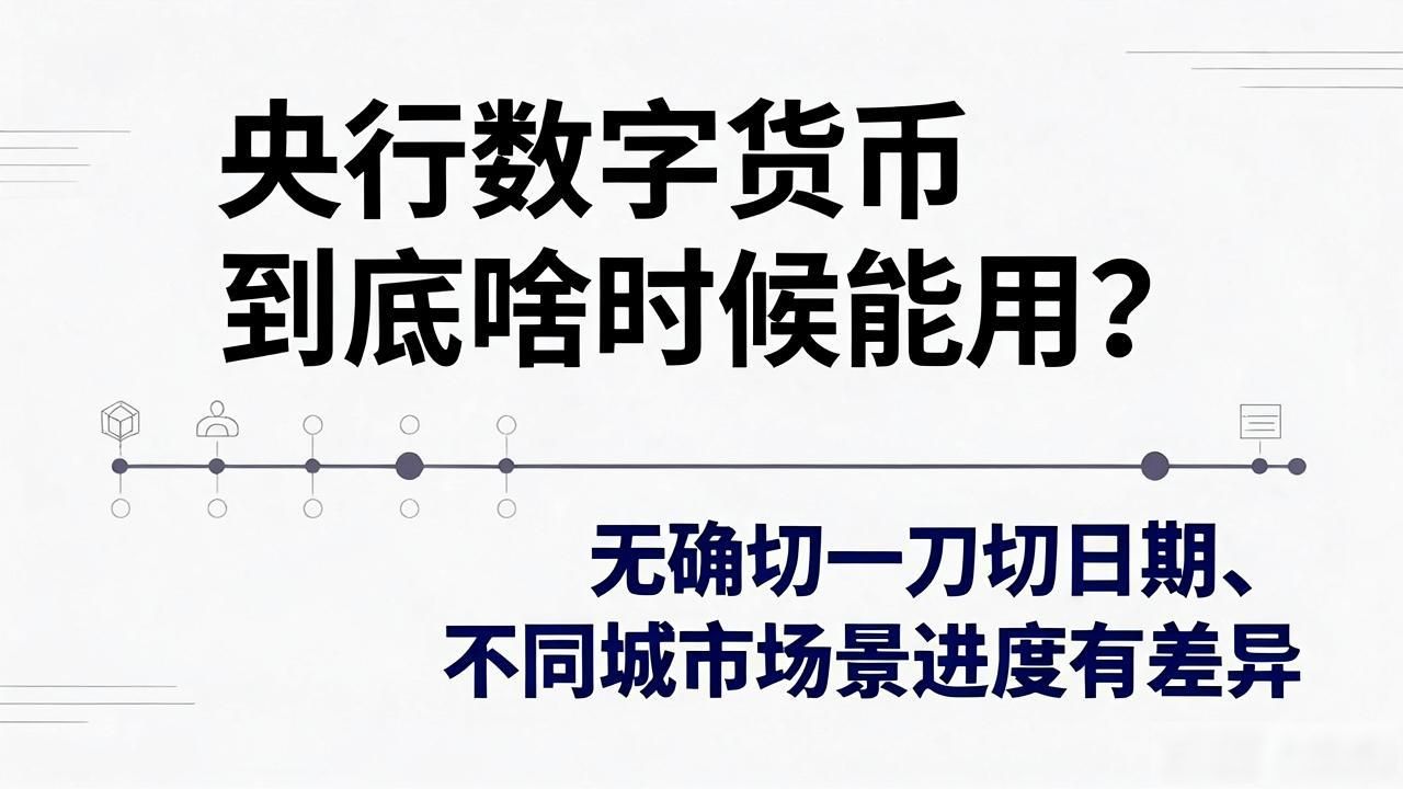 央行数字货币到底啥时候能用?