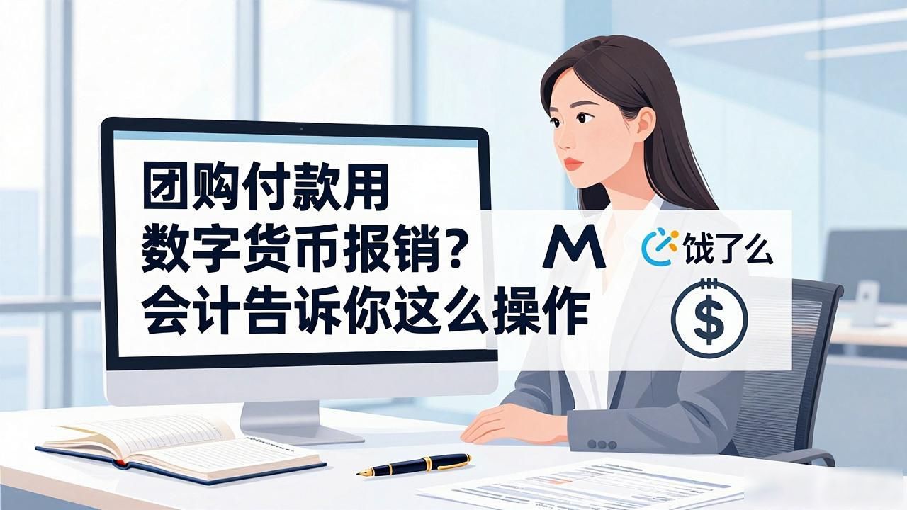 团购付款用数字货币报销？会计告诉你这么操作
