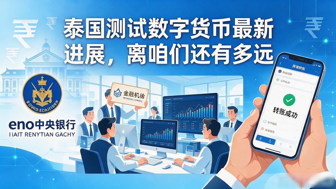 泰国测试数字货币最新进展，离咱们还有多远