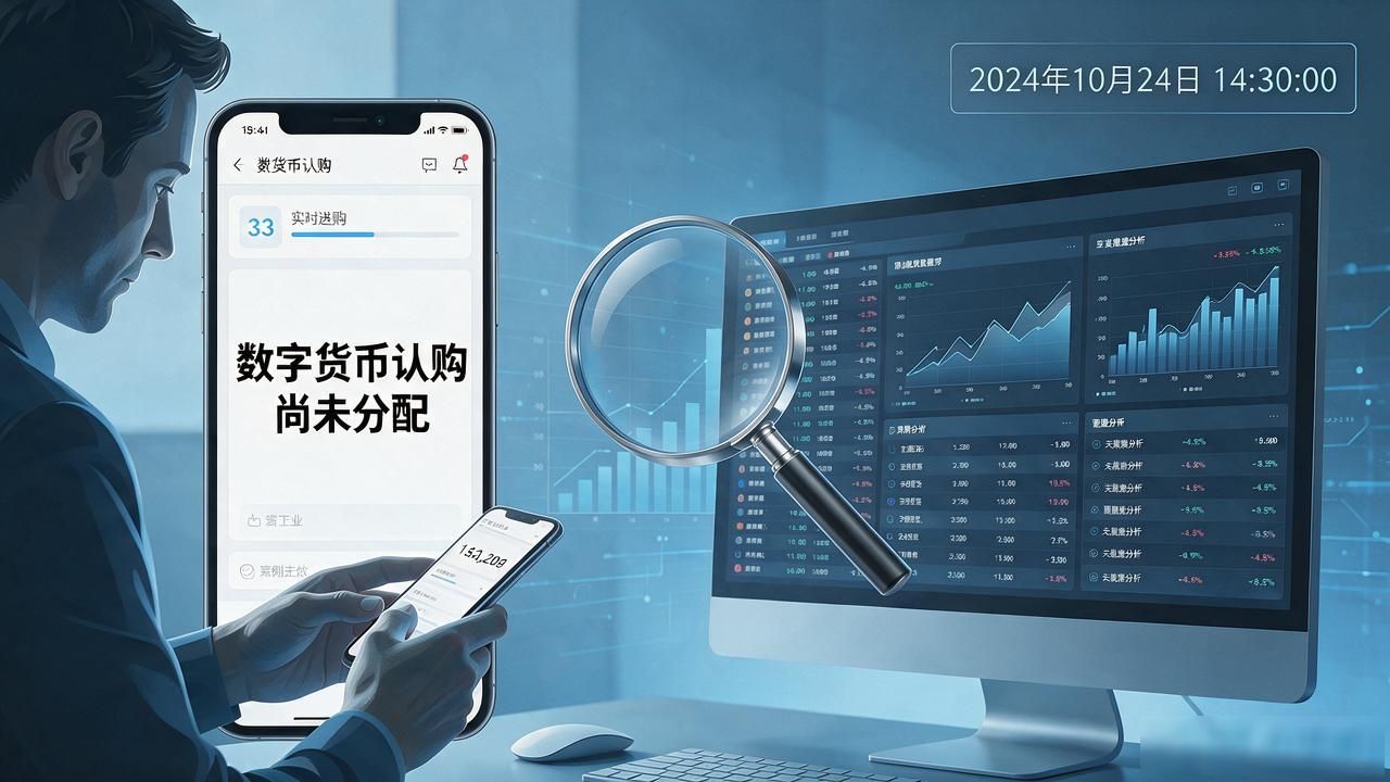 数字货币认购尚未分配?搞懂延迟原因 找对查询进度方法