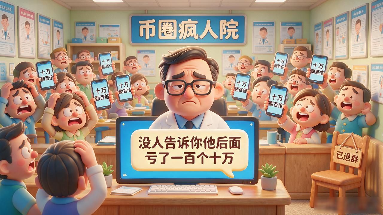 数字货币疯人院院长:币圈满仓梭哈的人,全是我门诊的病号