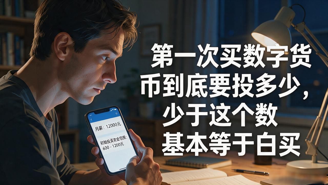 第一次买数字货币到底要投多少，少于这个数基本等于白买