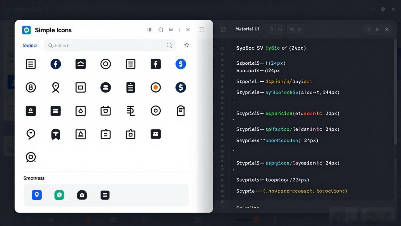 mui数字货币图片怎么找？Material UI图标素材全整理