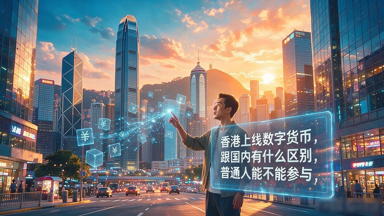 香港上线数字货币，跟国内有什么区别，普通人能不能参与