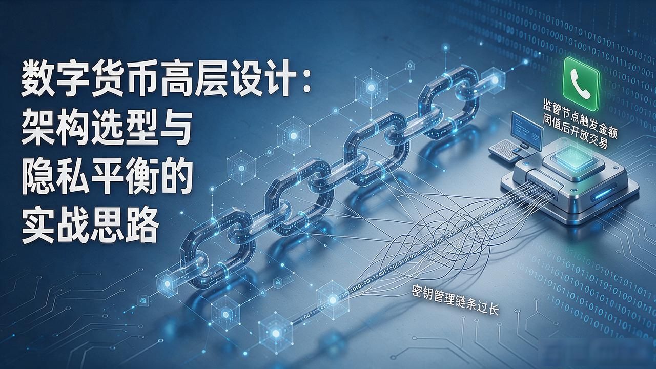 数字货币高层设计：架构选型与隐私平衡的实战思路