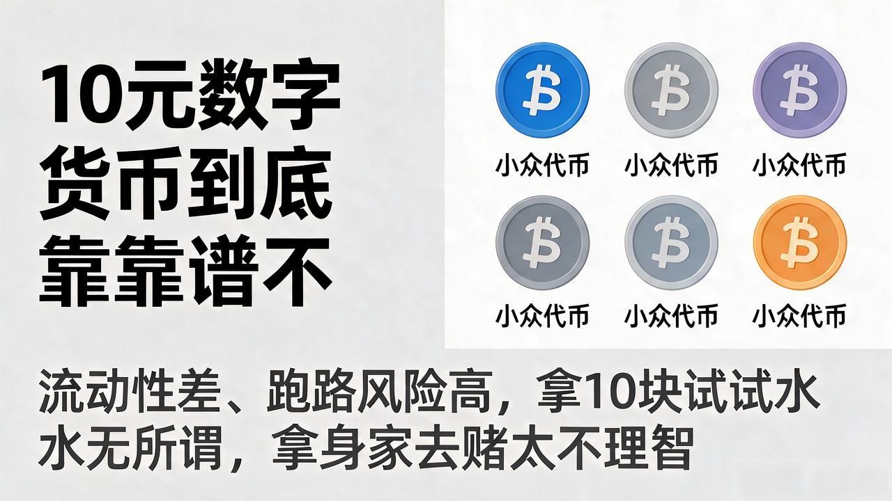 10元数字货币到底靠谱不，普通人花十块钱能玩出什么名堂