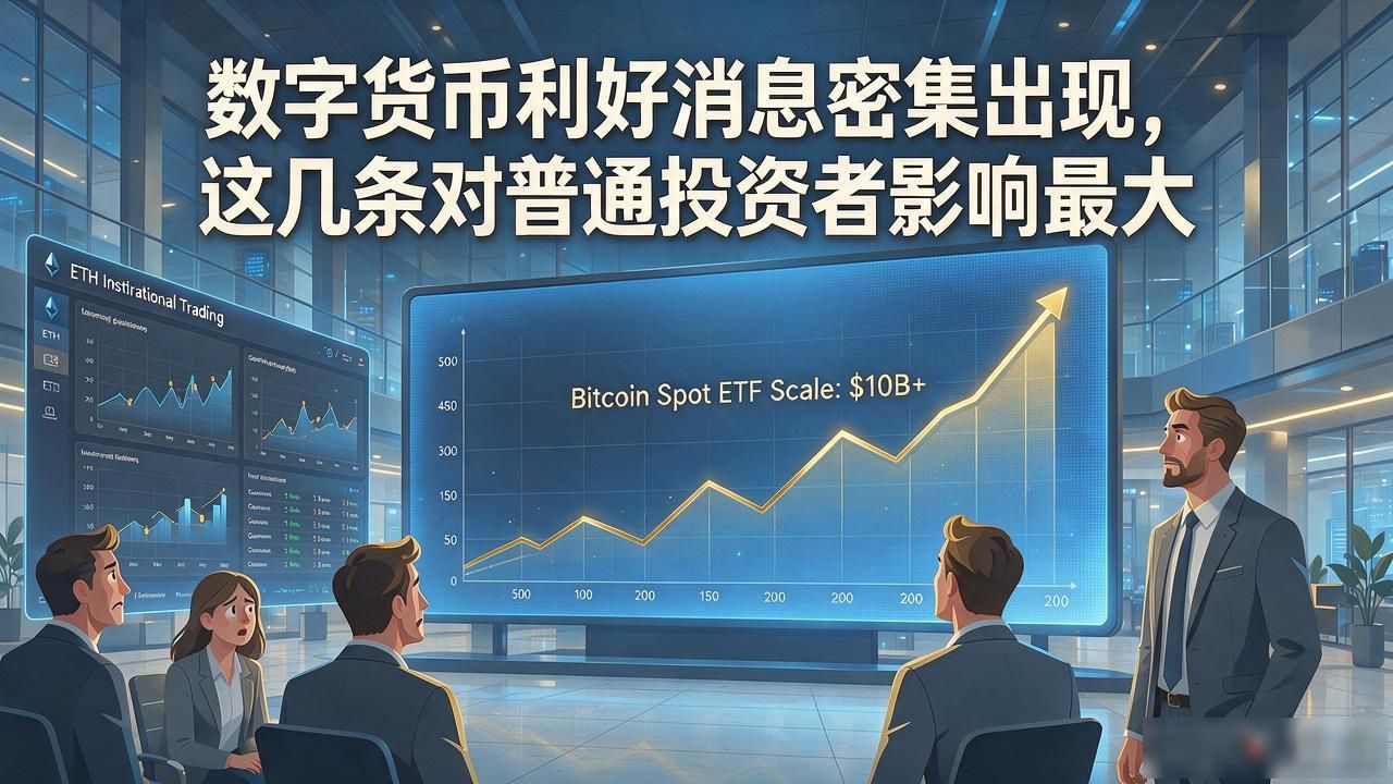 数字货币利好消息密集出现，这几条对普通投资者影响最大
