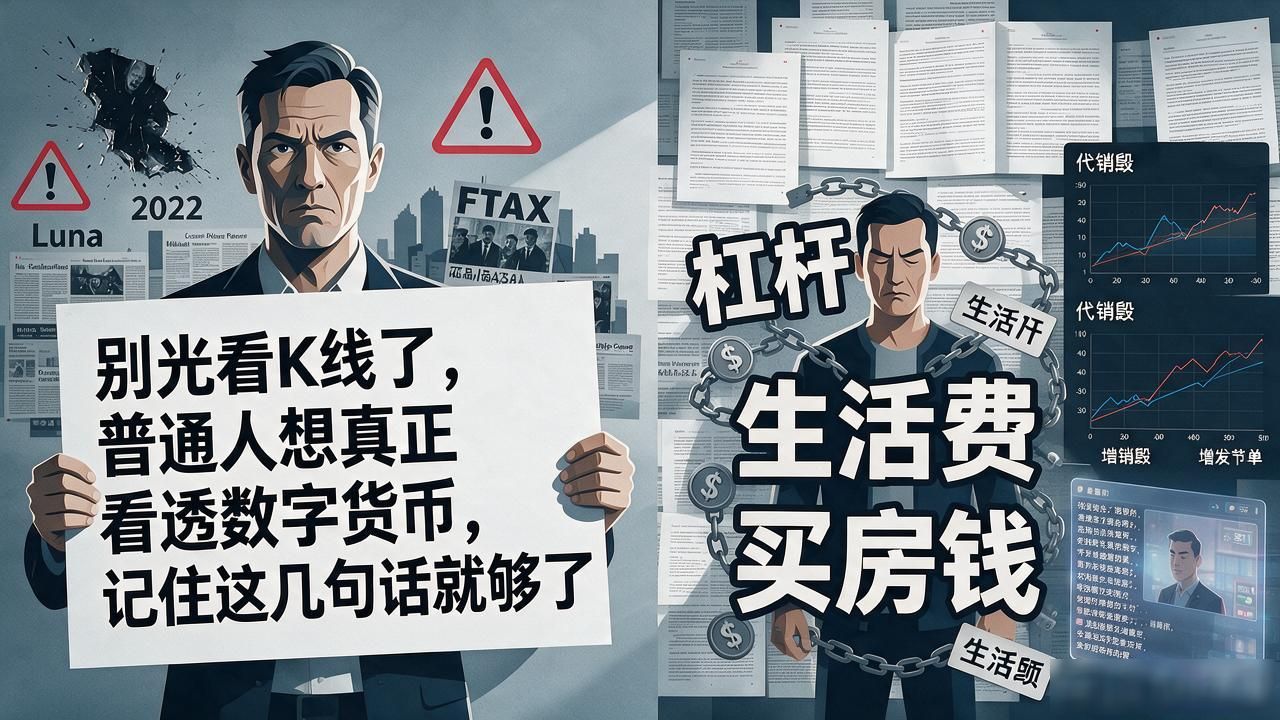 别光看K线了，普通人想真正看透数字货币，记住这几句话就够了