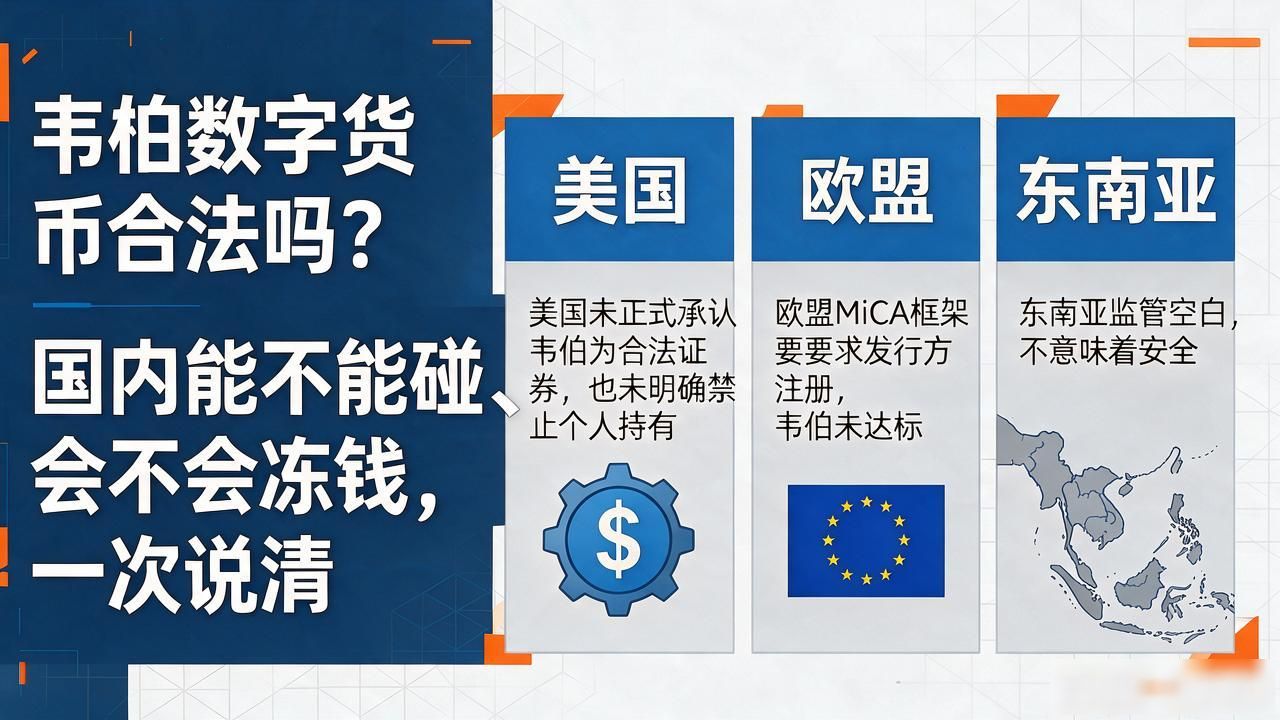 韦伯数字货币合法吗？国内能不能碰、会不会冻钱，一次说清