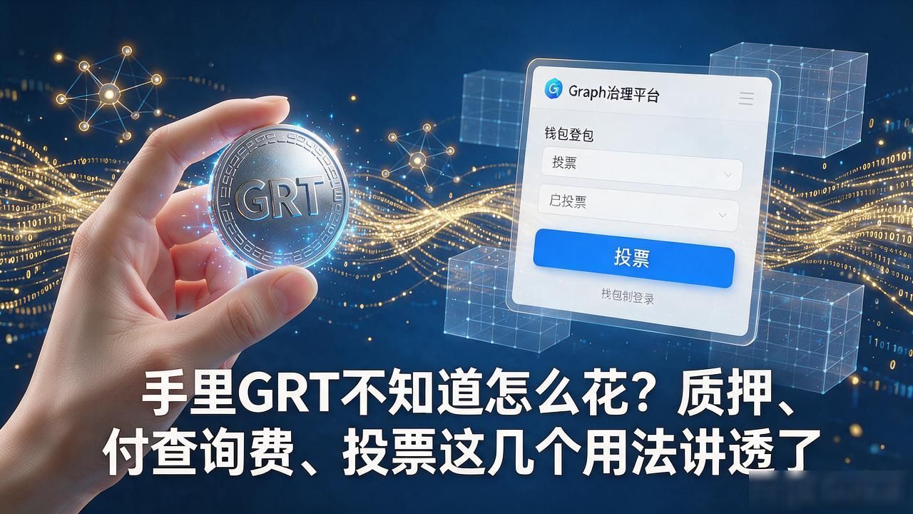 手里GRT不知道怎么花？质押、付查询费、投票这几个用法讲透了