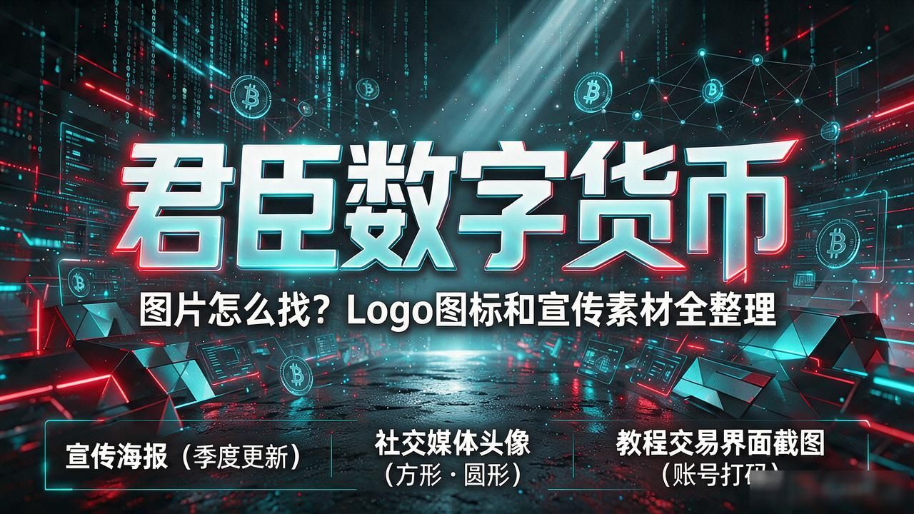 君臣数字货币图片怎么找？Logo图标和宣传素材全整理