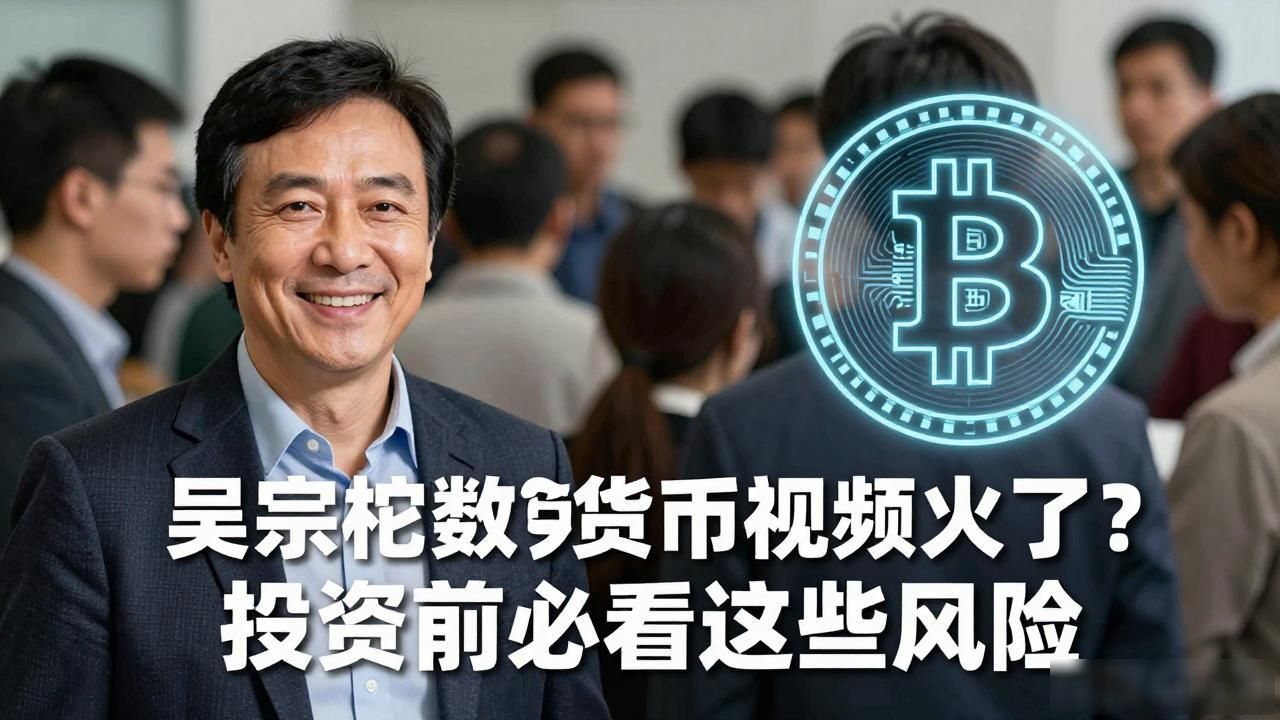 吴宗宪数字货币视频火了？投资前必看这些风险