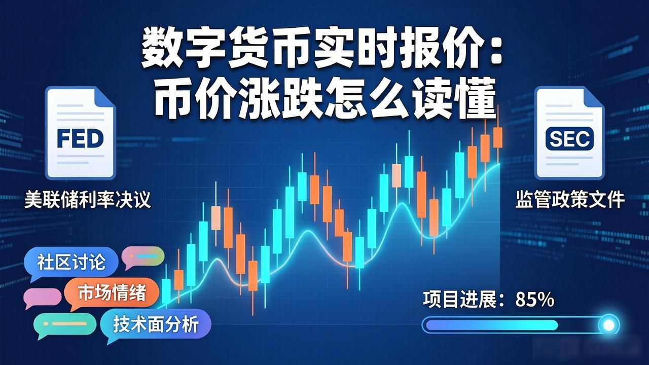 数字货币实时报价：币价涨跌怎么读懂
